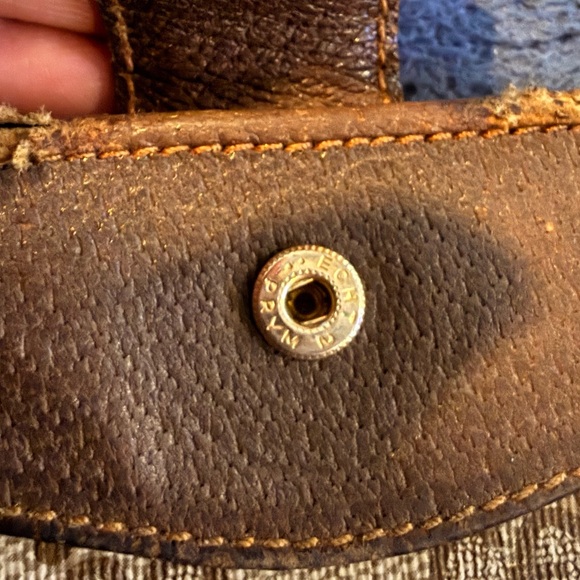 Gucci Sherry Line Vintage Wallet, Brown Leather & PVC Monogram - Picture 8 of 8
